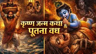 Krishna Janm Katha in Hindi | Putna Vadh Story | Shri Krishna Leela 😱🙏