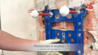 Fissaggio di bidet sospesi facilissimo, con AZZURRA - la staffa universale e compatta Gia