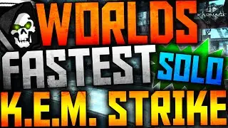 COD: Ghosts - WORLDS FASTEST *SOLO* KEM STRIKE! (Fastest Solo KEM Strike)