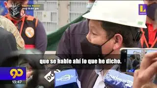 🚨 Esta fue la exaltada respuesta de Guido Bellido a periodista de Latina