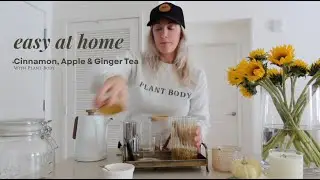 Homemade Apple Cinnamon Ginger Tea | Fall In A Glass!