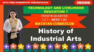 TLE 7: Quarter 4- Week 2_LC 1 (A): HISTORY OF INDUSTRIAL ARTS ||MATATAG CURRICULUM