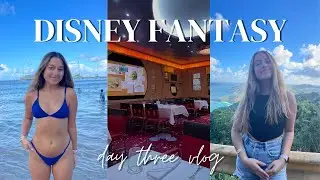 disney fantasy cruise vlog day four! Tortola, pilates, and a beach excursion!