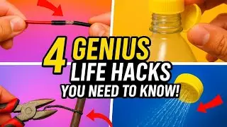  4 Genius Tricks to Make Life Easier | Simple & Smart life Hacks