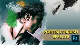 PORTRAIT BRUSH EFFECTS | LAYER MASK METHOD ||PHOTOSHOP CC