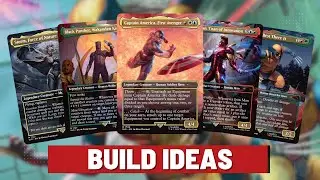 5 героев Marvel в роли командиров MTG! Идеи для сборки Капитана Америки, Росомахи и других!