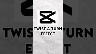 How To Add Twist And Turn Effect In Capcut||#bharateditz #shorts