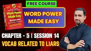 Word Power Made Easy | Session 14 - How to Talk About Liars & Lying | By Aditya Sir