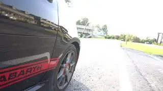 TUNED ABARTH 500 BURNOUT/LAUNCH
