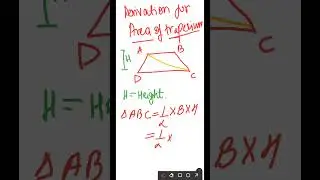 area of Trapezium explained easily
