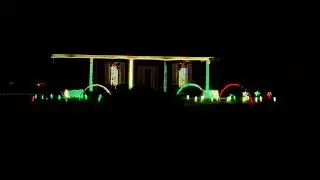 SpongeBob Squarepants Theme Song | Christmas Light Show | Holiday Light Show