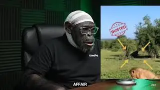 Pov When you have a bodyguard😂 #foryou #ai  #chimpanzee #podcasts #goviral #flashloop #ustrending 