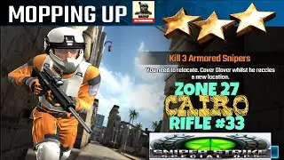 Campaign Zone 27 Cairo Mopping Up Rifle mission #33 Sniper strike : special ops