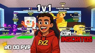 🟡 1V1 COM INSCRITOS + BASE TACO 🔥 | REI DO PVP TA ON 👑 #roblox