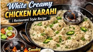 Creamy White Chicken Karahi | Easy Homemade Recipe