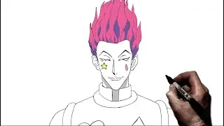 How To Draw Hisoka | Step By Step | Hunter X Hunter