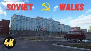 ⁴ᴷ⁶⁰ Soviet Walks - NORILSK Нори́льск CITY, RUSSIA, June 15, 2021, DJI OSMO POCKET 2