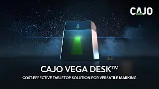 CAJO VEGA DESK&trade; - Cost-Effective Tabletop Solution for Versatile Marking