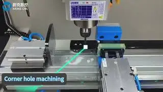 Aluminum profile CNC double head drilling and milling machine