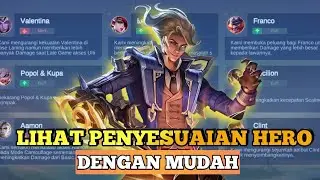 CARA MELIHAT DAFTAR HERO BUFF DAN NERF SEASON 23 - MOBILE LEGENDS