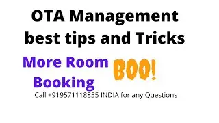 Hotel OTA Revenue Management Strategies | 5 Tips  How to increase Hotel online Rooms  Booking 2021