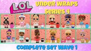 LOL Surprise Under Wraps Wave 1 Complete Set LOL Surprise Series 4 Eye Spy Kids Toys