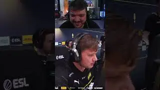 CSGO s1mple xingando advers&aacute;rios!!! OLOCO! #shortscsgo #shorts #clipado #clipeitv