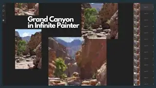 Grand Canyon in Infinite Painter with Tiffanie Mang