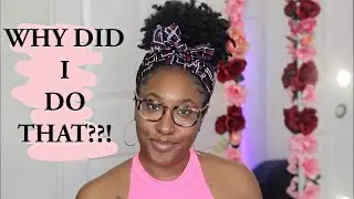 Finger Detangling Ruined My Natural Hair | I WENT FROM MIDBACK TO NECK LENGTH