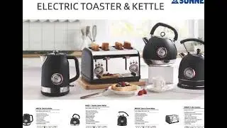 SUNNEX: Electric Toaster & Kettle
