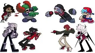 fnf madness tricky and sunday and ruv and agoti vs hank and boyfriend selever and aldyrx