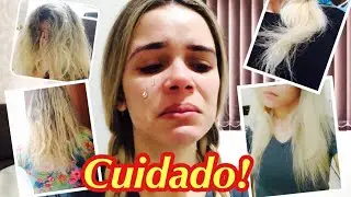 😭 ALERTA, MEU CABELO CAIU, CHOREI MUITO...