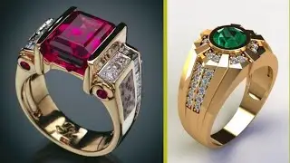 Latest Men' Golden Rings Best Design | Men's Gold Jewelry Collection 2020