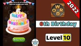 Word Cookies 6th Birthday Event 2022 Level 10