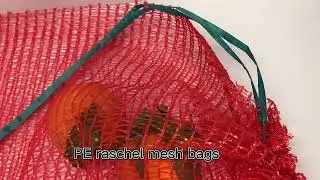 PE mesh bag for packing potato, tomato, orange, fruit