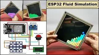 ESP32 Fluid simulation on 16x16 Led Matrix