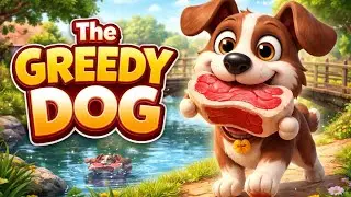 Greedy Dog Loses Everything | A Moral Story for Kids