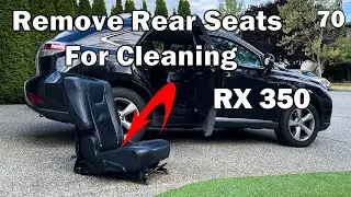 How to Remove and Reinstall Rear Seats of Lexus RX350 | How-To