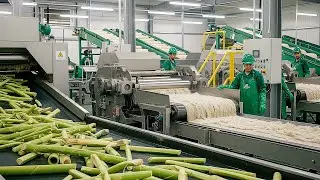 Inside The Largest Modern Banana Stem Factory And Sanitary Pad Production Process