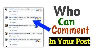 Who Can Comment In Your Facebook Posts / How to Control Your Facebook Post Comments