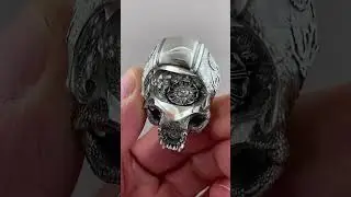 Ornamental Skull Ring GeoffThomasDesigns com  #ste