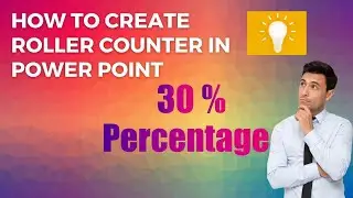 How to create Roller Counter in PowerPoint | PowerPoint me Roller Counter kese banaye