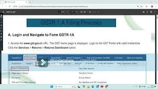 GSTR 1A filing from GST Portal | How To File GSTR 1A | GSTR 1A Return Filing | New GST Return Filing