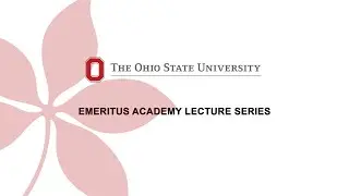 Emeritus Academy Lecture - Brian McHale