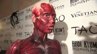Heidi Klum Halloween In Vegas At Tao Nightclub 10-29-11
