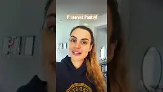 PINTEREST PANTRY! #shorts #organization #organizing #organizinghacks #pantrygoals #pantry #organized
