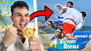 ¡SOY el NUEVO CAMPEÓN de SAMBO PLAYA! 🥋🥇 (No sabía ni las Reglas xd)