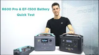 EcoFlow R600 PRO and EF-1500 External Battery Functions Quick Test