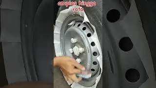 Repaint velg mobil dengan mudah dan murah,hasil ga murahan.