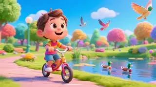 Helmet On, Off We Zoom! | Exciting Helmet Safety Song for Kids | Biking Adventure Rhyme